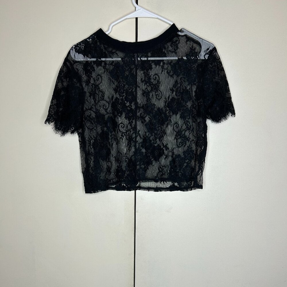 See-Through Lace T-Shirt